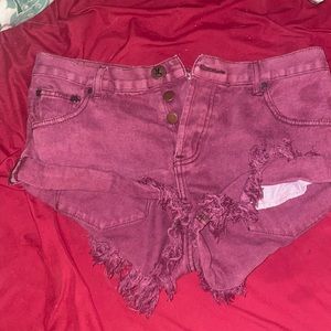 One teaspoon Jean shorts great condition they are just too big for me now.